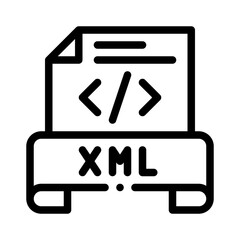 xml line icon