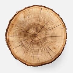 Obraz premium Round wooden tree slice trunk stump wood, lumber, wood