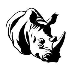 rhino silhouette  