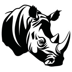 rhino silhouette  