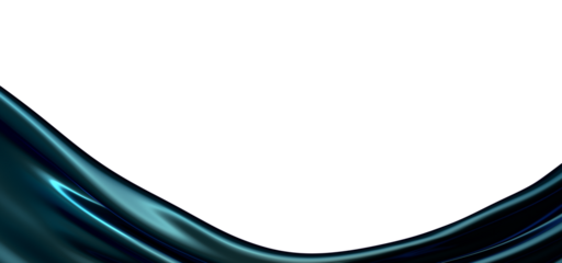 Wave of Tranquility: Abstract 3D Blue Wave Illustration for Serene Designs