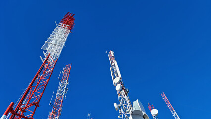 Repeater tower Radio and television communications