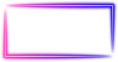 Glowing Rectangle Gradient Neon