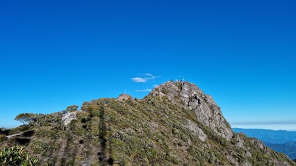 Cima del Volcan Barú en panamá.