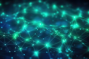 Fototapeta premium Connection structure. 3d rendering , Ai generated