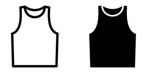 Tank top icon. sign for mobile concept and web design. vector illustration