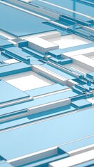 Obraz premium 3D geometric shapes background