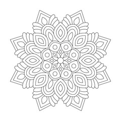  Original name(s): Outline flower Mandala Shape for Coloring book page