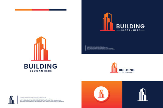 tower building ,urban , logo design inspiration.