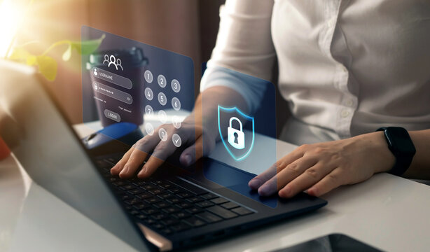 Data protection and secured internet access.	
Cyber security concept.Information security,encryption and secure access. 