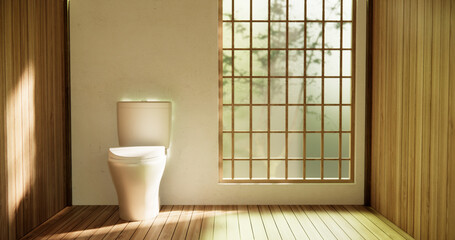 Wooden Japan bathroom modern Onsen minimal style
