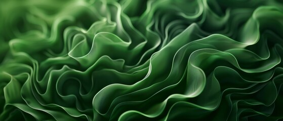 Obraz premium Abstract organic green lines as wallpaper background