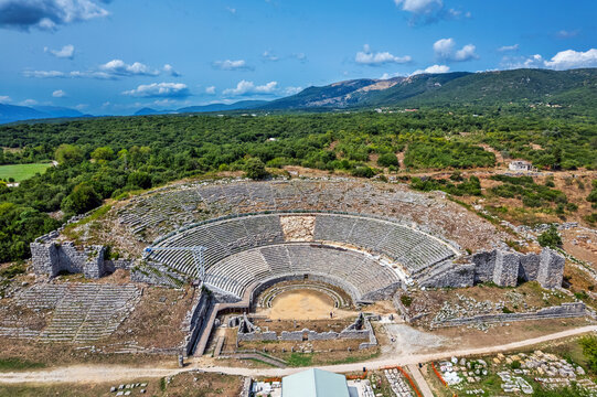 The ancient theater of Dodoni ("Dodona"), Ioannina, Epirus, Greece.