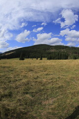 Obraz premium Slovakia landscape, Tatra mountains in august