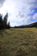 Slovakia landscape, Tatra mountains in august
