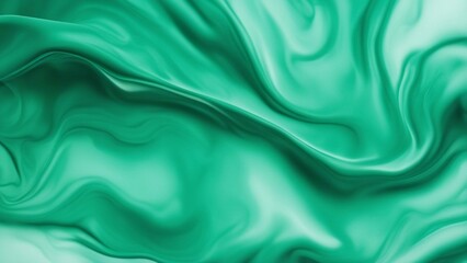 Fototapeta premium background green silk fabric background 