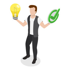 3D Isometric Flat Vector Illustration of Fixing Technical Problems, Repair Service or Technical Support. Item 3