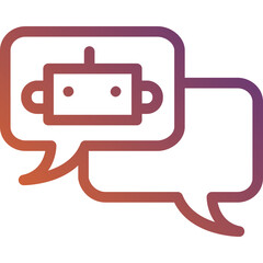 Chat bot icon