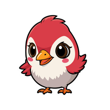 Cute bird Vector illustration