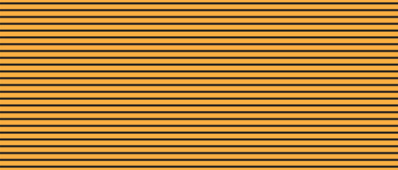 abstract seamless repeatable horizontal black line pattern on orange.