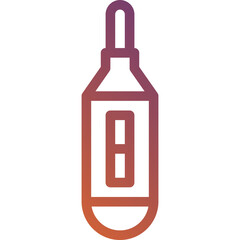 Obraz premium Thermometer icon
