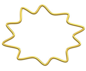 Speech Bubble. Text Box. 3D Illustration.