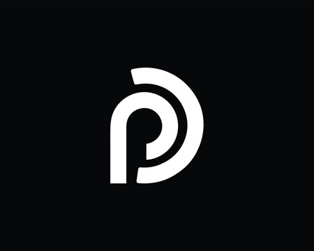 Minimalist Letter PD Logo Design | PD Icon