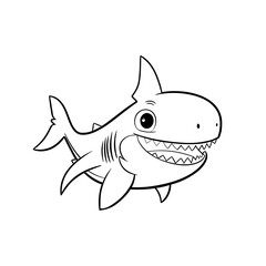 Naklejka premium 상어