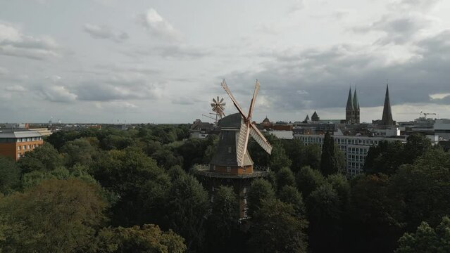 Beck's M&uuml;hle (M&uuml;hle am Wall) Bremen Drohnenflug