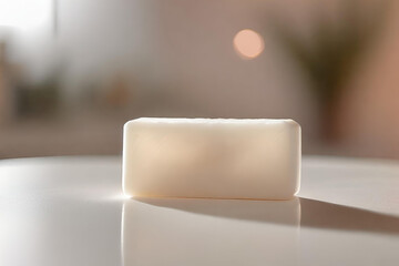 close up of a soap