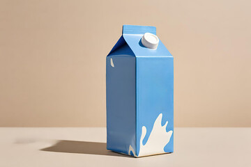 milk carton with milk