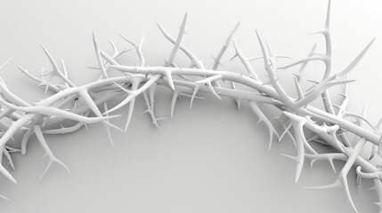 Crown of Thorns: A Symbol of Suffering and Sacrifice Generative AI