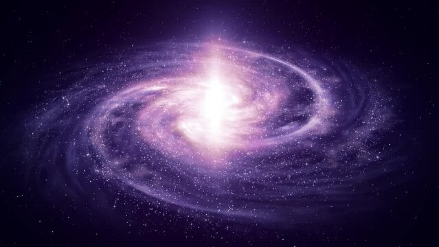 looped  animation. The rotation of the galaxy