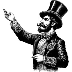 Vintage Entertainer Man