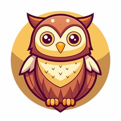  cartoon owl logo design, cute owl bird cartoon logo icon Design template, Cute bird symbol. Animal cartoon mascot. Wildlife. Owl vector sign. Owl icon, owl logo