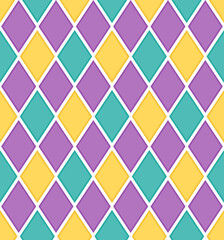 Mardi Gras Background, Mardi Gras Pattern, Mardi Gras Party, Mardi Gras Banner, Pretty Pattern, Pattern Background, Repeat Pattern, Mardi Gra, Vector Illustration © linebyline