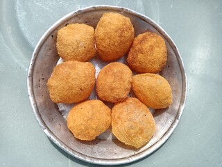 Pani Puri, Golgappe, Chat item, India dry Puri use full for Pani Puri Panipuri or Golgappa is a common street snack from India. It's a round, hollow puri filled with a mixture of flavoured water