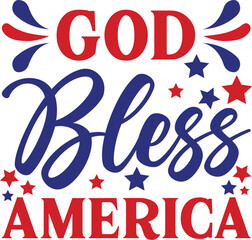 God bless america T-shirt, 4th of July T-shirt, Fourth of July, America, USA Flag, USA Holiday, Patriotic, Independence Day Shirt, Cut File For Cricut Silhouette