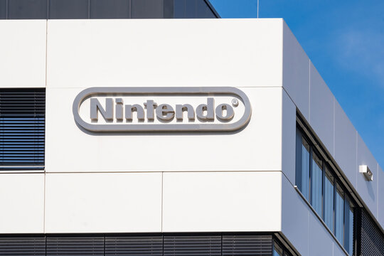 Japanese company Nintendo, Technology, Engineering, creation video games, gaming systems, concept Game Boy, Super Mario, Fun and Adventures, Iconic Characters, Frankfurt, Germany - February 13, 2024