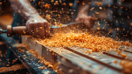 The process of wood processing