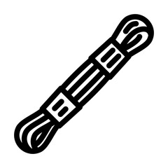 floss embroidery hobby line icon vector illustration