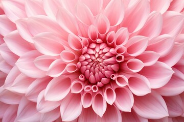 Inviting Pink flower closeup. Macro plant fresh bright flora dahlia. Generate Ai