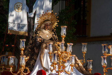 imágenes de la semana santa de Sevilla, hermandad del Baratillo	