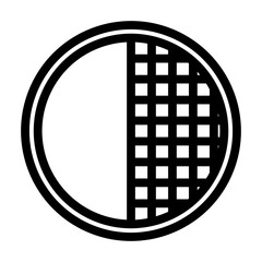 contrast ratio ux ui design line icon vector illustration