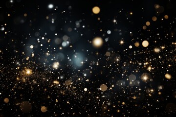 Black bokeh glitter background for special days like award shows or other glitter and glamour related events