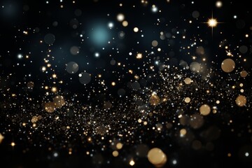 Black bokeh glitter background for special days like award shows or other glitter and glamour related events