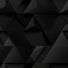 Fototapeta premium Dark black Geometric grid background Modern dark abstract texture seamless pattern