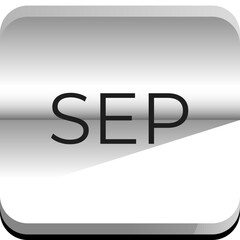 Vector simple icon calendar, month of the year, collection of calendar symbols.