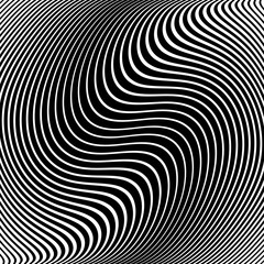 Wavy Lines Pattern with Twisting Movement Effect.