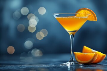 a of a refreshing Screwdriver cocktail